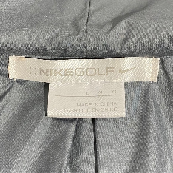 Nike Golf Gray Hoodie Sweater with lining zip up - Picture 9 of 15